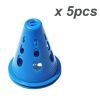 Skating Agility Cones; Indoor Outdoor Sports Flexible Cone Sets For Training; Party; Activity; Traffic; Drills; Basketball; Soccer - Blue