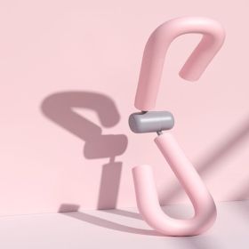 1pc Multifunctional Pelvic Floor Muscle Trainer Leg & Arm Trainer For Men And Women - Pink