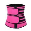 Workout Waist Trainers for Women Sweat Waist Trimmers Weight Loss Body Shaper - Double belt Grey - M