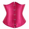 SEXY Gothic Underbust Corset and Waist cincher Bustiers Top Workout Shape Body Belt Plus size Lingerie S-6XL - Rose - XXL