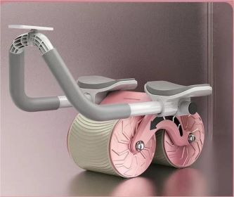 430 Plank Brace Abdominal Wheel - Orange, Pink, Blue - pink