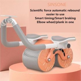430 Plank Brace Abdominal Wheel - Orange, Pink, Blue - orange