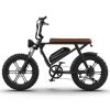 AOSTIRMOTOR new pattern Electric Bicycle 750W Motor 20" Fat Tire With 48V 13AH Li-Battery - as Pic
