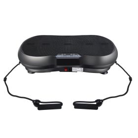 YSSOA Vibration Plate Exercise Machine, Dual Motor Oscillation, Remote Control and Resistance Bands for Home Training and Weight Loss, Red and Black -