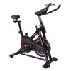 Home Gym Cardio Fitness Training Exercise Bike With Resistance - Black - Professional Exercise Bikes