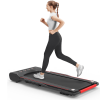 Under Desk Walking Pad Treadmill Foldable with Handlebar Remote Controll - as pic