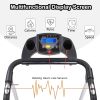 FYC Folding Treadmills for Home, Foldable Electric Treadmill with LCD display, Lightweight Compact Treadmill Fitness Running Walking Jogging Exercise