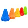 Skating Agility Cones; Indoor Outdoor Sports Flexible Cone Sets For Training; Party; Activity; Traffic; Drills; Basketball; Soccer - Yellow