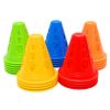 Skating Agility Cones; Indoor Outdoor Sports Flexible Cone Sets For Training; Party; Activity; Traffic; Drills; Basketball; Soccer - Yellow