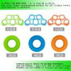 Finger Exerciser; Hand Strengthener; Grip Trainer To Relieve Wrist Pain Carpal Tunnel - 6pc Finger Trainer
