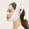 Reusable V Line Mask(thin But Tight) ; Fit Up To 60kg- Facial Slimming Chin Strap-Chin Up Mask Face Lifting Belt For Workout Sports - White