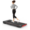 Under Desk Walking Pad Treadmill Foldable with Handlebar Remote Controll - as pic