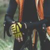 OZERO Men's Cycling Biker Gloves Fingerless Gym gloves Breathable MTB Accesories Motorcycle Sports Gloves Cycling Equipment - Blue - M
