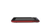 2 in 1 Under Desk Treadmill, 2.5HP Folding Electric Treadmill Walking Jogging Machine for Home Office with Remote Control, Red - as Pic
