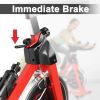 Indoor Gym Home Stationary Belt Driven Exercise Cycling Bike - Black & Red - Professional Exercise Bikes