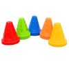 Skating Agility Cones; Indoor Outdoor Sports Flexible Cone Sets For Training; Party; Activity; Traffic; Drills; Basketball; Soccer - Yellow