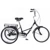 Adult Folding Tricycles 3 Wheel W/Installation Tools with Low Step-Through, Large Basket, Foldable Tricycle for Adults, Women, Men - as Pic
