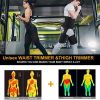 3 in 1 Waist Trimmers for Women Workout Sweat Waist Trainer Body Shaper - Silver - S/M