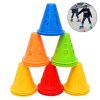 Skating Agility Cones; Indoor Outdoor Sports Flexible Cone Sets For Training; Party; Activity; Traffic; Drills; Basketball; Soccer - Green