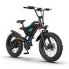 AOSTIRMOTOR Electric Bicycle 500W Motor 26" Fat Tire With 48V/15Ah Li-Battery S18-MINI New style - as picture