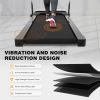 Motorized Electric Treadmill for Home - 3 Level Manual Inclination & Foldable Running Machine with 12 Programs with Phone Holder - as Pic