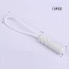 10pcs Zippers Pull Puller End Fit Rope Tag Replacement Clip Broken Buckle Fixer Suitcase Tent Backpack Zipper Cord - 10pcs