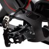 With Heart Rate Sensor And LCD Display Indoor Stationary Sports Bicycle - Black With Red - Professional Exercise Bikes