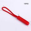 10pcs Zippers Pull Puller End Fit Rope Tag Replacement Clip Broken Buckle Fixer Suitcase Tent Backpack Zipper Cord - 10pcs