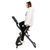 Home Folding Exercise Bike Black - BLACK