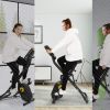 Home Folding Exercise Bike Black - BLACK