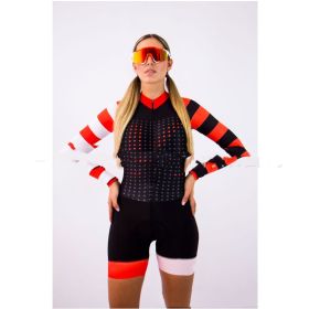Cycling Suit One Piece Women's Cycling  Racing (Option: Purple-M)